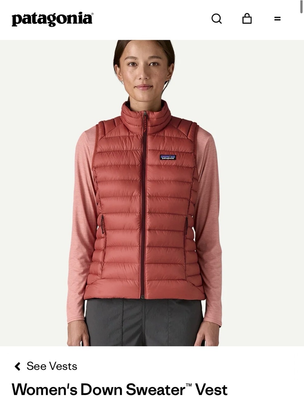 Patagonia Women's Down Sweater Vest